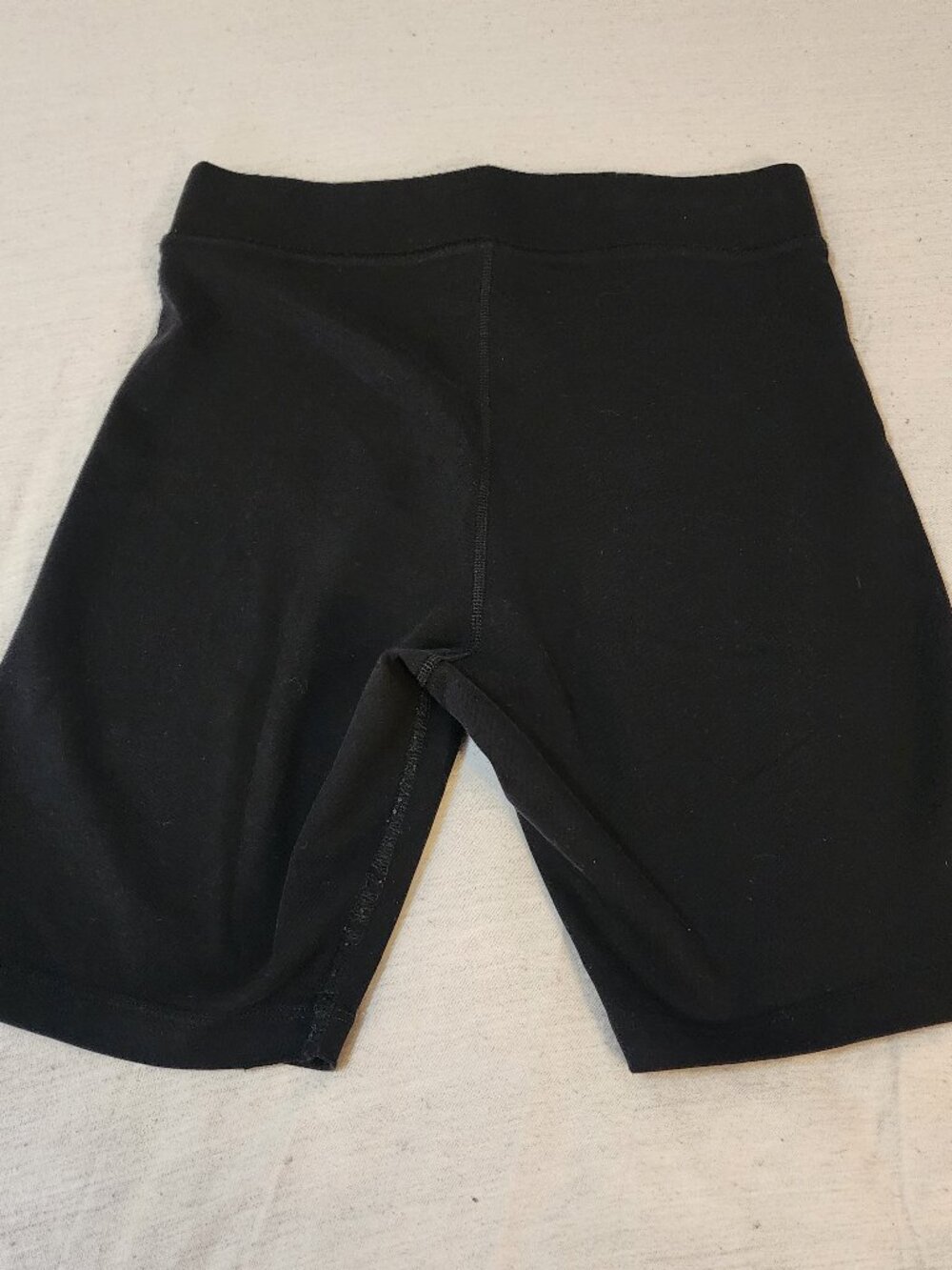 Nike High Waisted Biker Shorts Women's Size Medium Black Performance Athletic